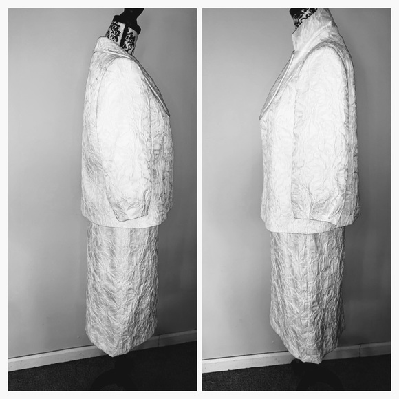 ❤️💜KASPER❤️💜3-PC. TEXTURED PENCIL SKIRT SUIT❤️💜 - Picture 3 of 8